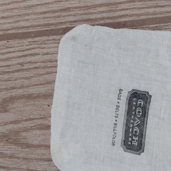 Coach Beige Drawstring Protective Storage Dust Bag - Small Items 5.5 x 7.25-in - Picture 7 of 9